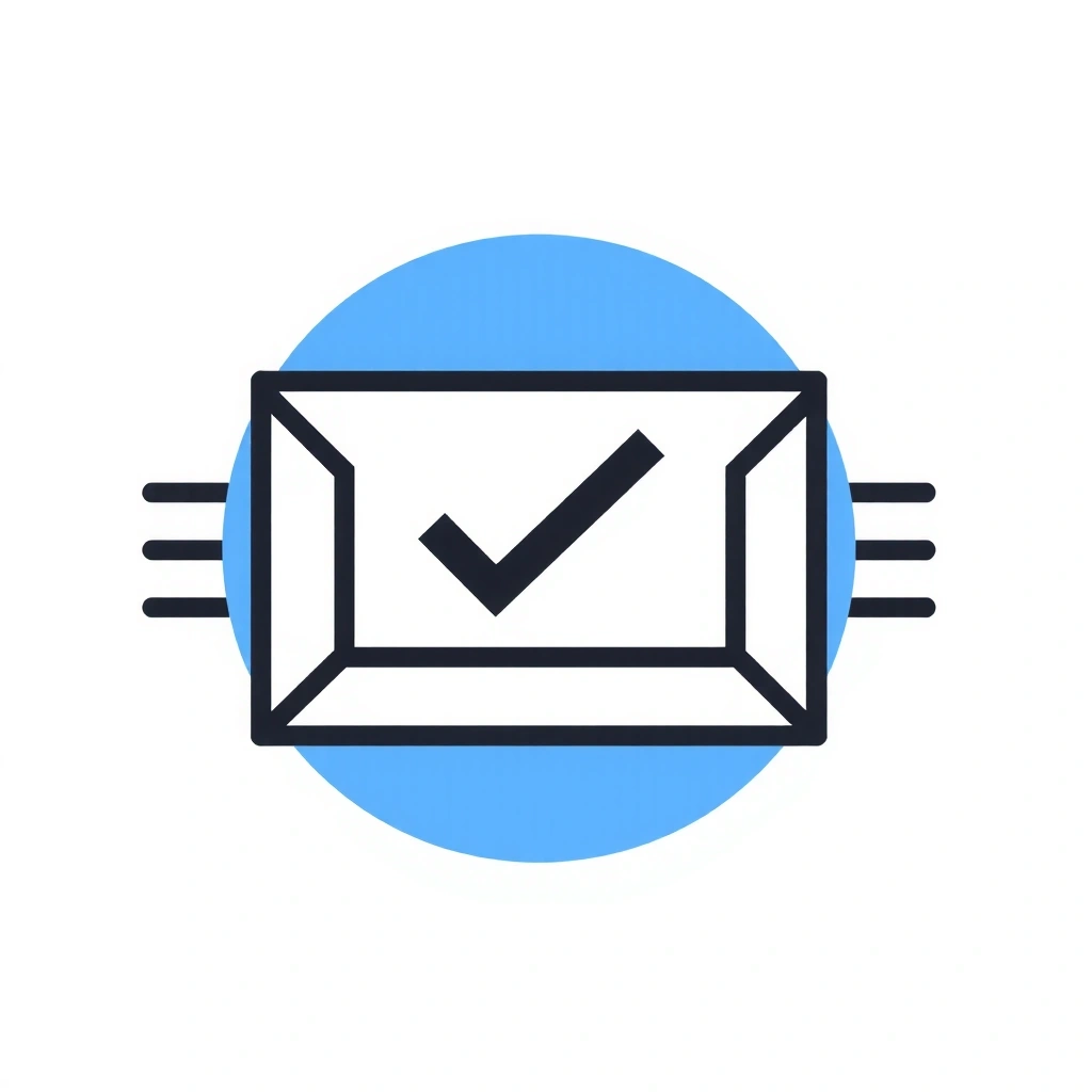 Ikona obálky pro potvrzení přijetí