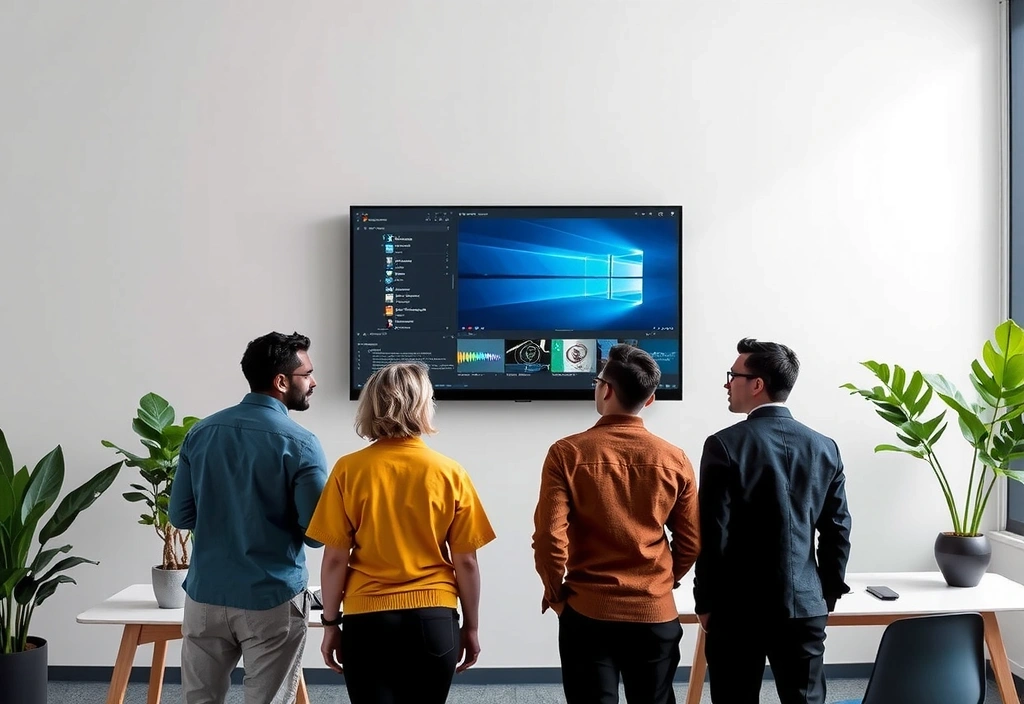 Ilustrace týmu brandnest spolupracujícího na digitálním projektu