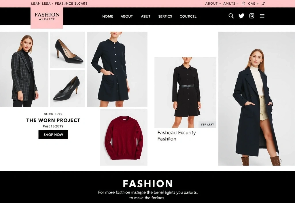 Náhled projektu: Redesign e-shopu s módou